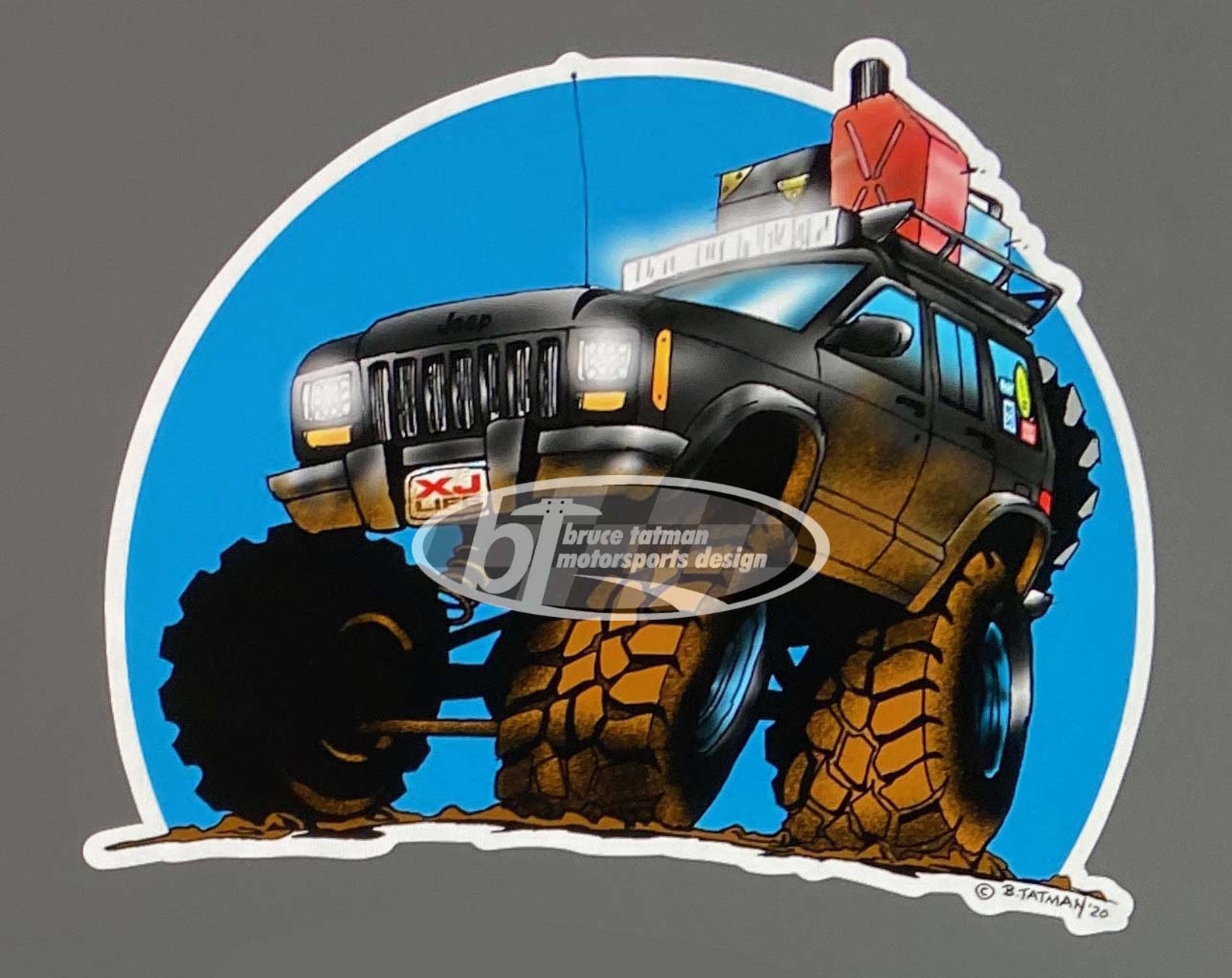 Jeep Cherokee XJ Sticker Etsy