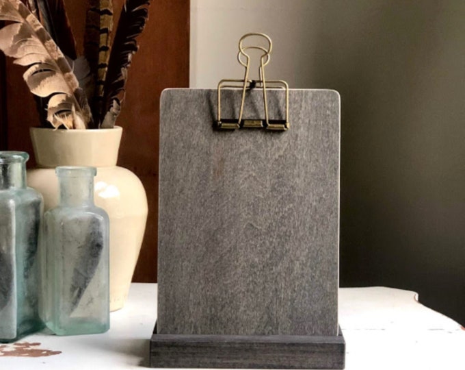 Clipboard Stand for Menu Board Table Numbers or Retail Etsy