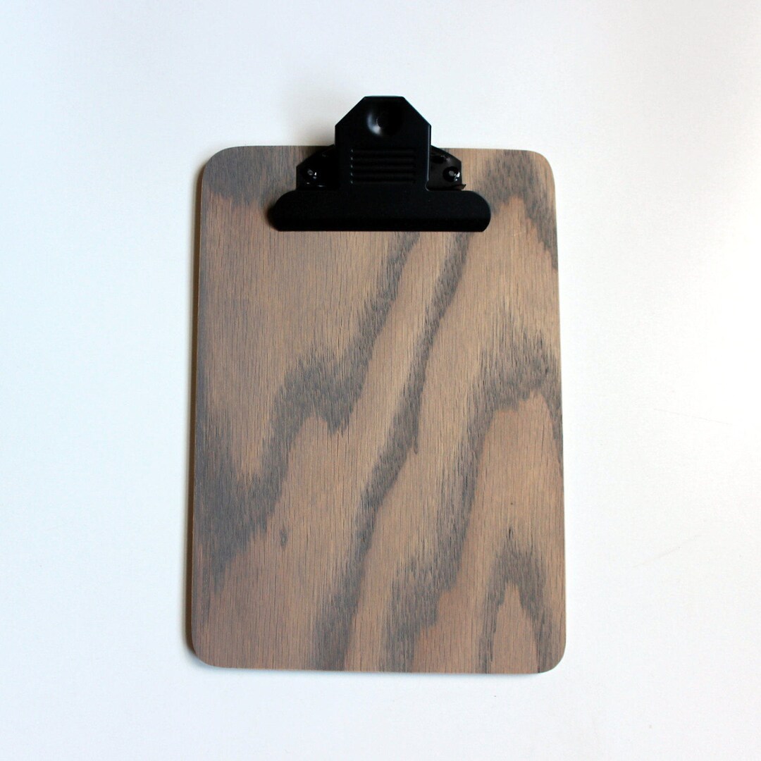 Custom Clipboards. GRAY BLACK. Real Wood Top Quality Etsy