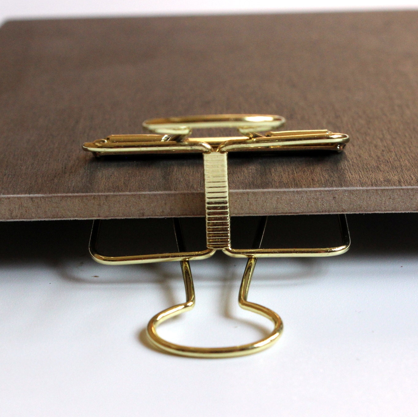 Hanging clipboards. BLACK BRASS binder clip style clipboard. Etsy