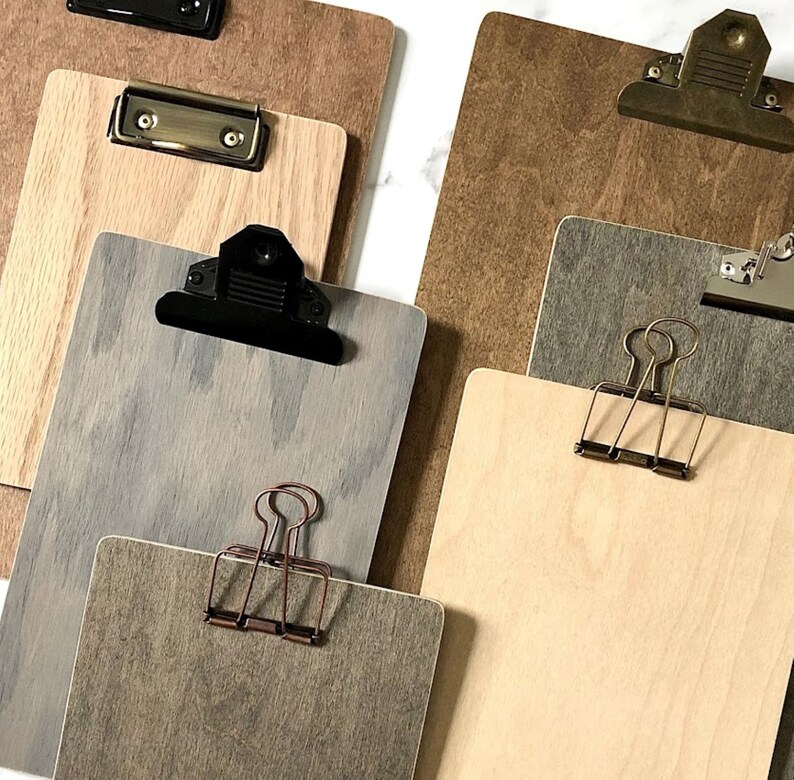 Wooden Menu Boards, Restaurant Menu Holder Clipboards, Wood Clipboards, Gray Wood Clipboard, Black Wood Clipboard, Modern Wood Clip Board, Walnut Finish Menus, Brewery Menus, Rental Property Guides, Gallery Wall, Art Print Holder