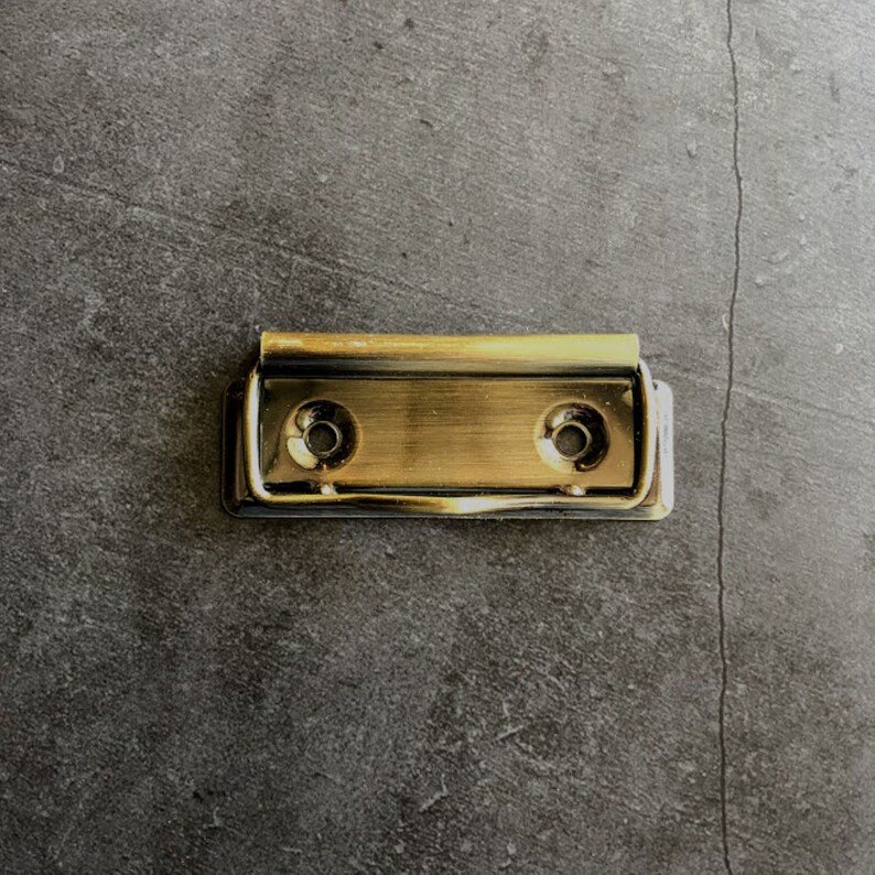 CLIPBOARD CLIPS Just the Clips. Antique Brass Low Profile Etsy
