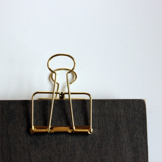 BLACK BRASS Wood Clipboards Binder Clip Style Clipboard for Etsy