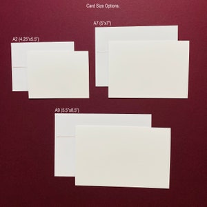 Custom card - Customized cards - Personalized cards - Birthday, Anniversary, Wedding, Mother's Day -Customize - White Card - Create a Card