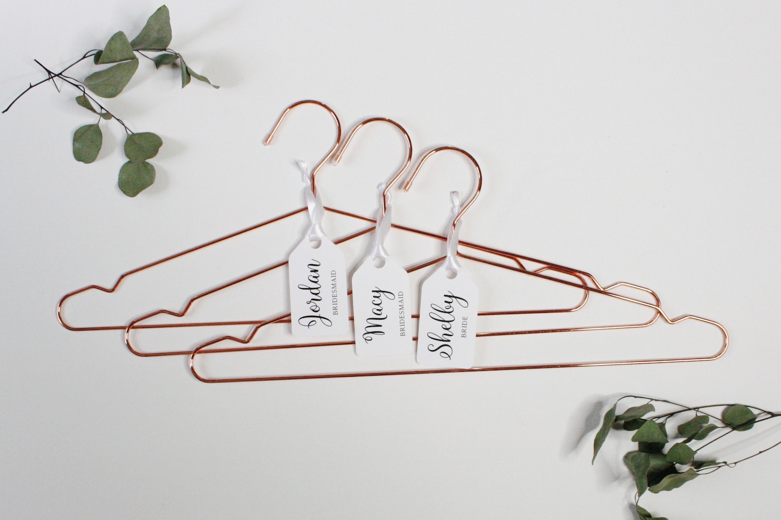 Rose Gold Hangers Pick Your Set Custom Personalized Gift Etsy