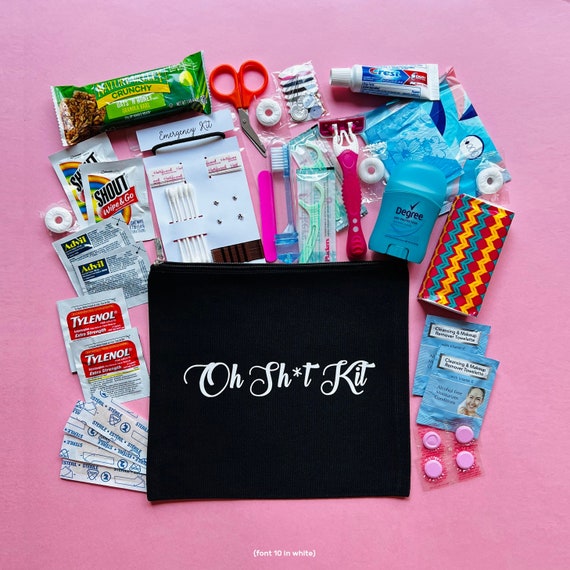 Medium Bridal Emergency Kit Custom Black Kit Bride Etsy