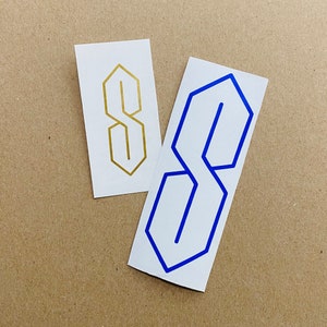 Cool S - Super S - 90s S - S Decal - Vinyl decal for car window and other surface areas - Graffiti Sign  - Sticker - Pick your vinyl color