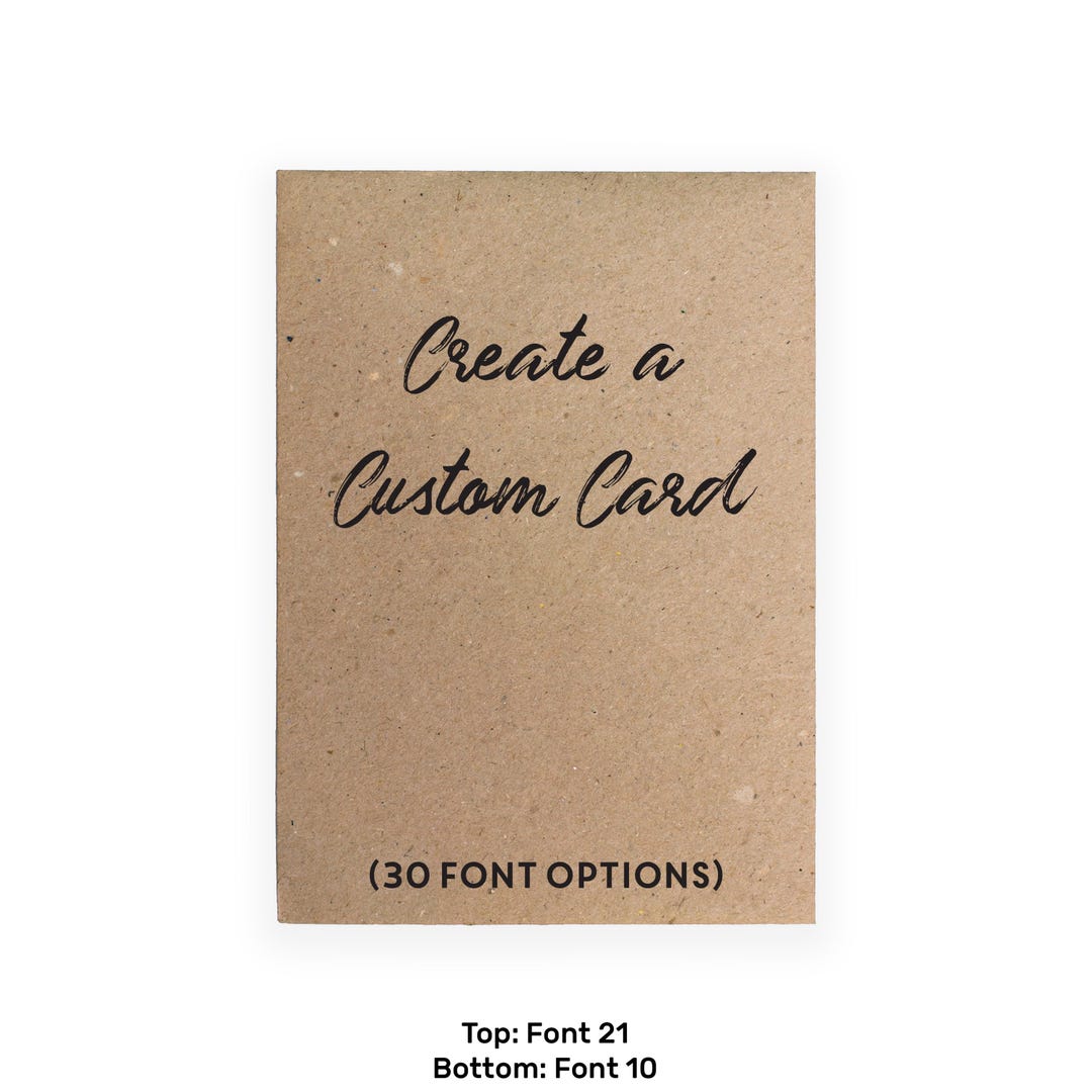 Custom Card- Customized Card- Personalized Card- Birthday, Anniversary ...