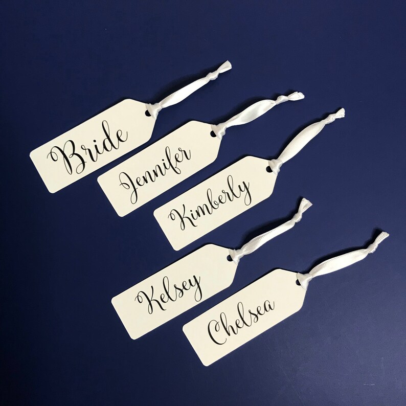 Custom Gift Tags with Ribbon Personalized Gift Tag Etsy