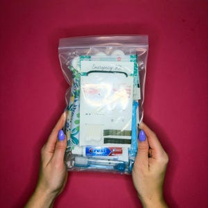 Just the items Emergency Kit - Bride Survival Kit - Wedding Day Emergency Kit - Bridal Shower Gift - DIY Emergency Kit - NEW Heavy-Duty Bag