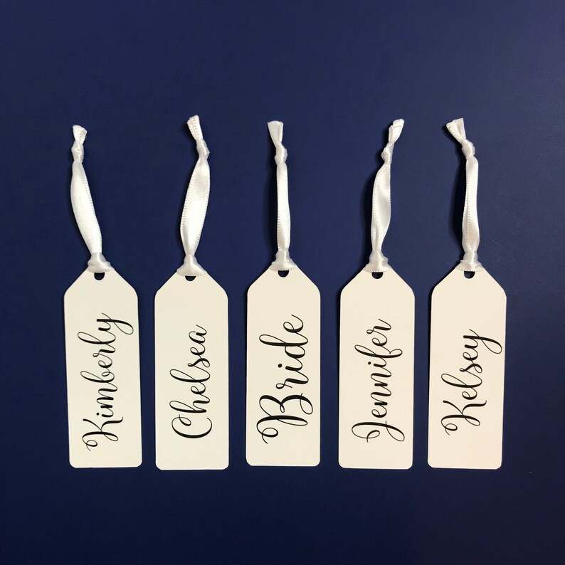 Custom Gift Tags with Ribbon Personalized Gift Tag Etsy