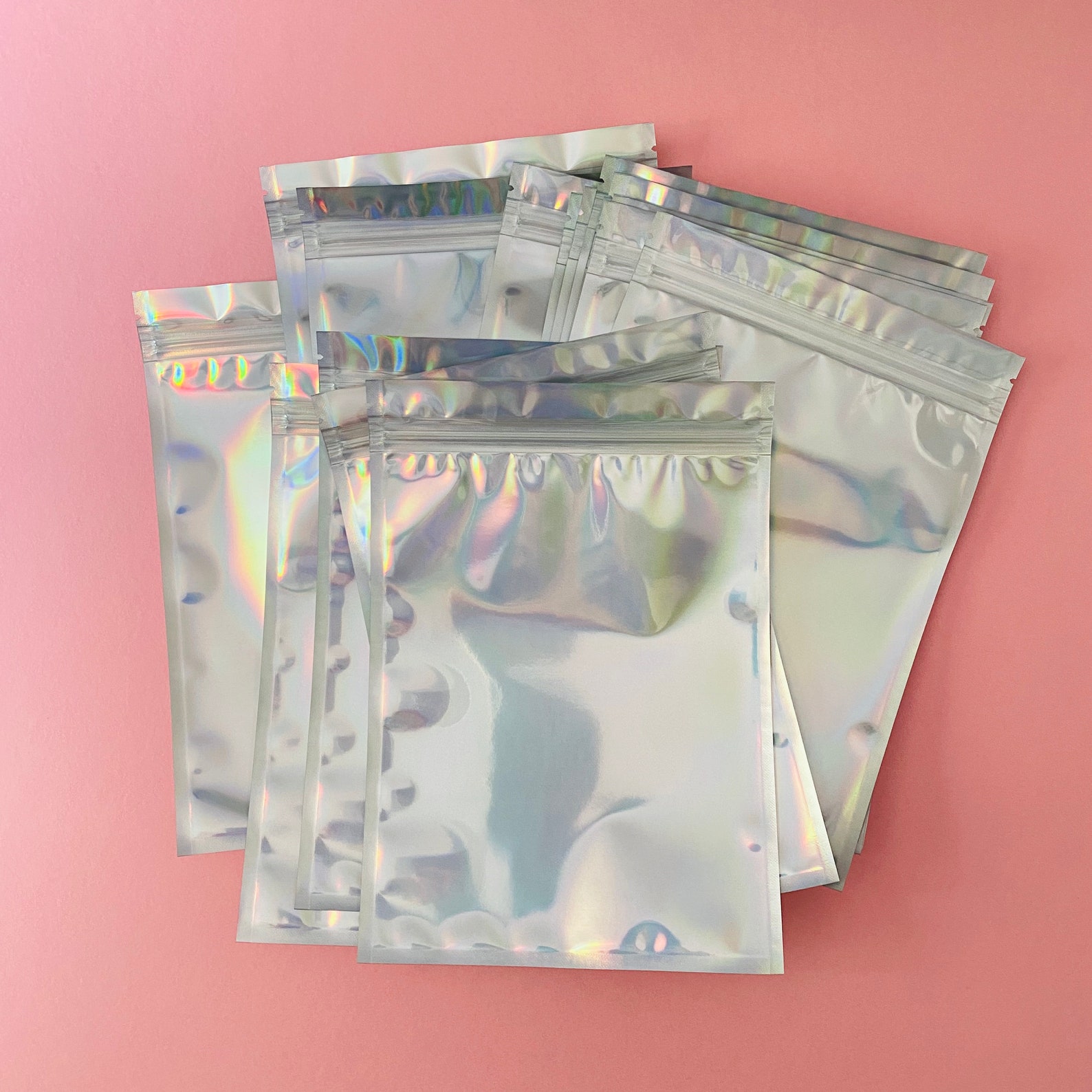 Holographic Bags Resealable DIY Holographic Ziplock | Etsy