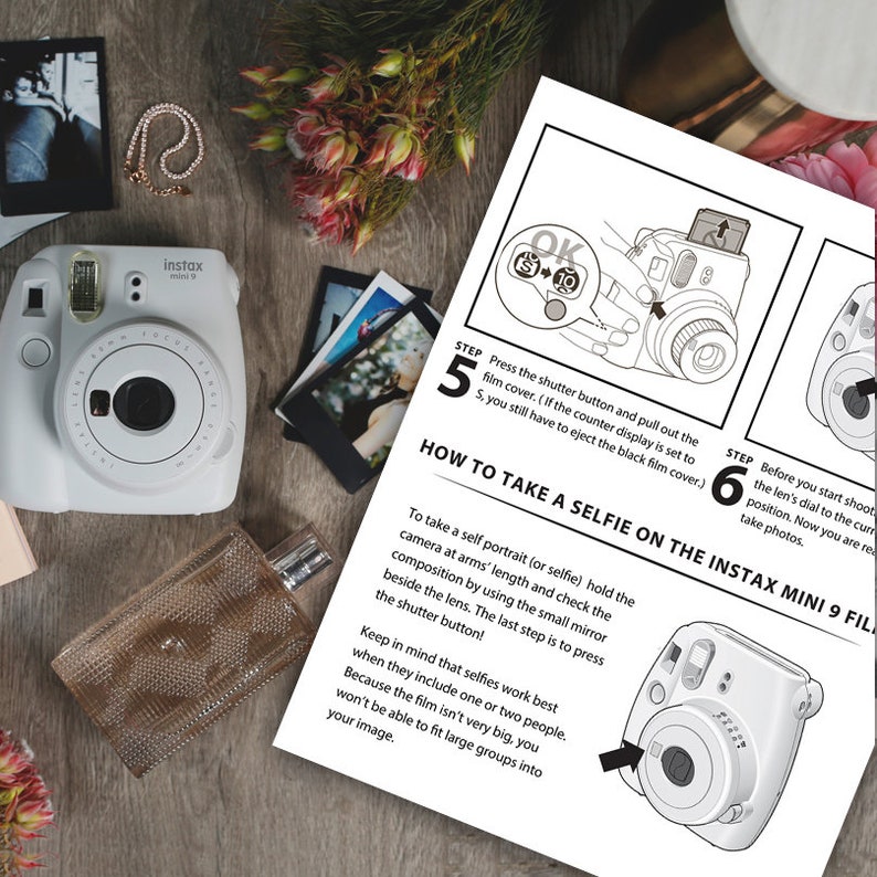 Polaroid Instax Mini 9 instructions How to change the film