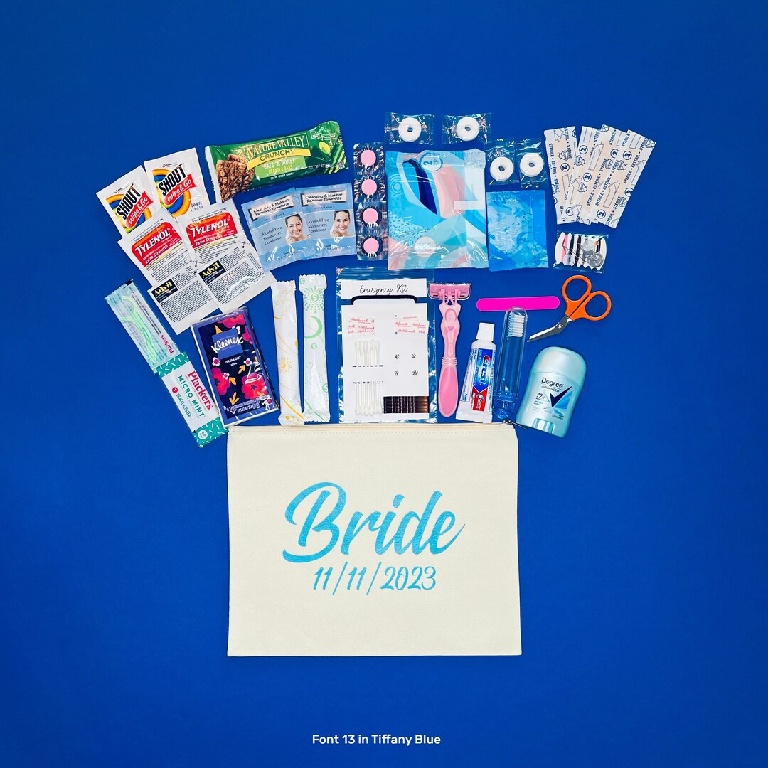 Large Natural Bridal Emergency Kit Bride Survival Kit Etsy