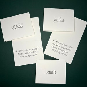 will you be my bridemaid cardCustom card - Customized cards - Personalized cards - Birthday, Anniversary, Wedding, Mother's Day -Customize - White Card - Create a Card