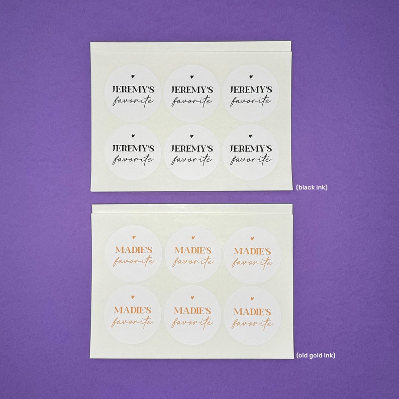 My Favorite stickers, favorite stickers, Name stickers for party favors, his and hers stickers, hers and hers stickers, his and his stickers, stickers for wedding, stickers for party