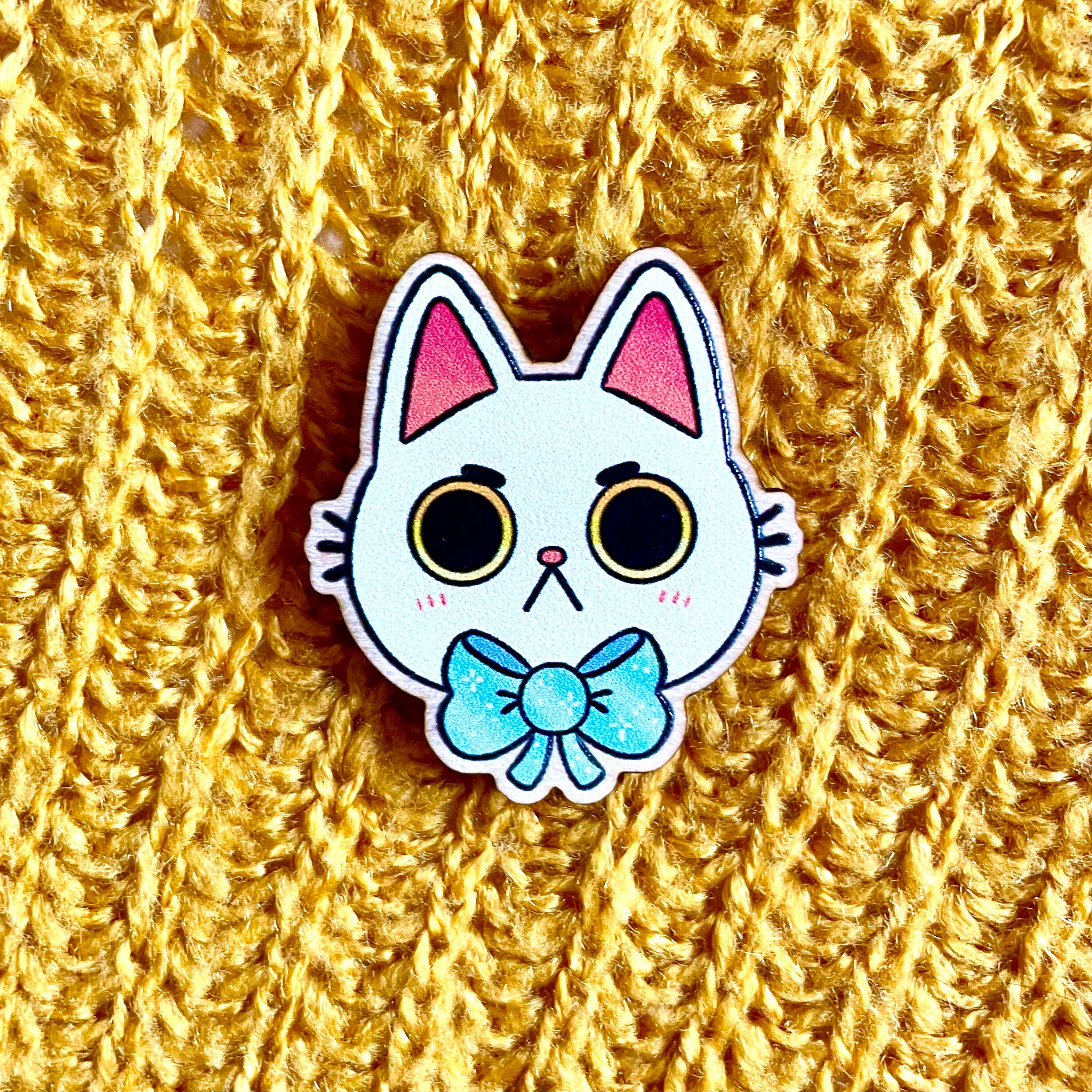 Moody Cat Pins Cute Wooden Multicolour Cat Badges Black White Tuxedo Calico  Tortoise Shell Tabby Persian Ragdoll Siamese Ginger Cats -  UK