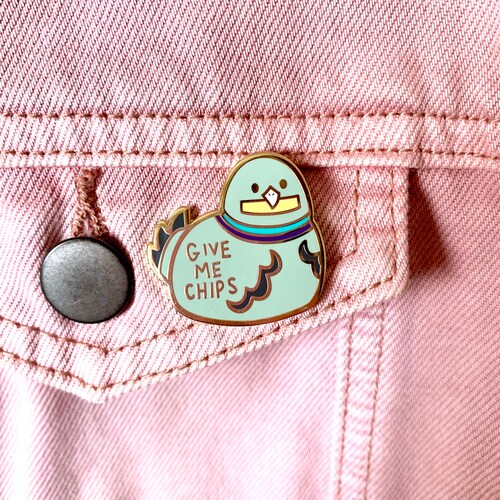 Enamel Pin Cute Raccoon Trash Lapel Pin Bag Accessory Gift Etsy