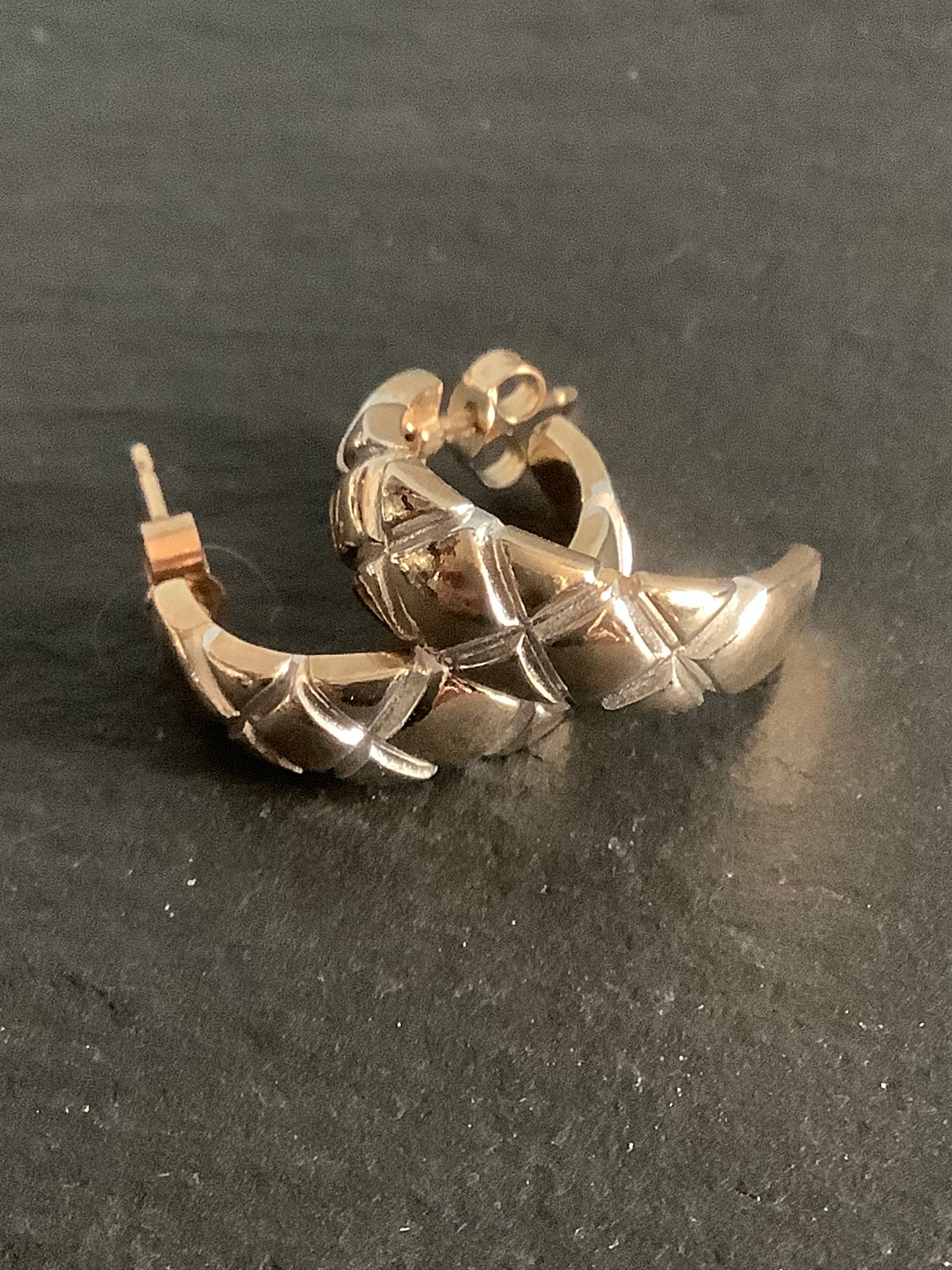 Gold 9ct earrings deals