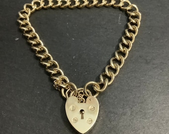 9ct gold charm bracelet