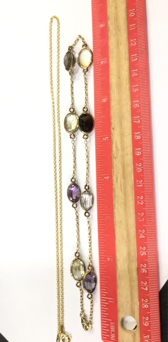 Gemstone gilt chain - image 4