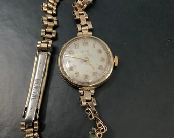 9ct gold Tissot ladies watch