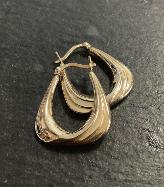 9ct Gold Hoop Earrings