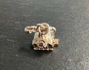 Ciondoli apribili vintage in argento sterling