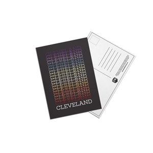Cleveland Ohio Gradient Pride 5x7 Postcard