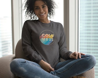 Columbus Ohio Color Shift Crew Neck Sweatshirt