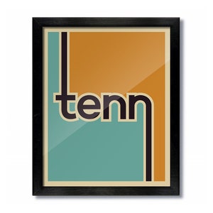 Tennessee Retro Vintage Poster Print, Wall Art, Travel Poster