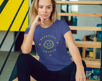 Nashville Soccer Classic Throwback Tri-Blend T-Shirt