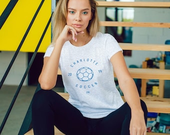 Charlotte Soccer Classic Throwback Tri-Blend T-Shirt