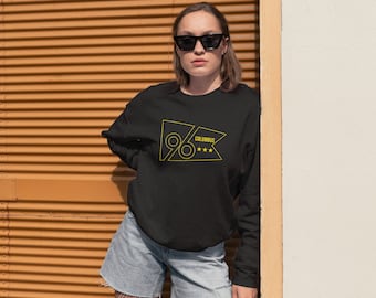 Columbus Soccer 96 Flag Ohio Retro Vintage Crew Neck Sweatshirt
