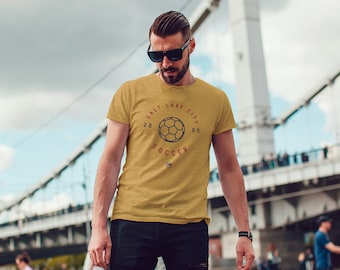Salt Lake City Soccer Classic Throwback Tri-Blend T-Shirt