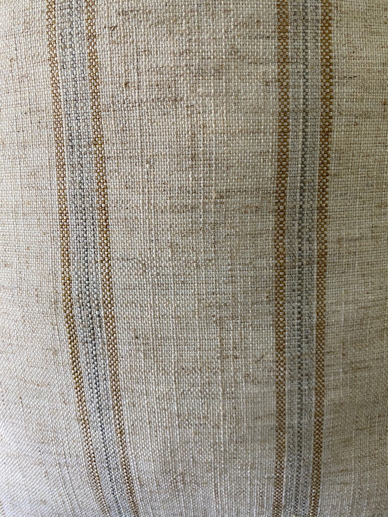 Creamy Beige Stripe Pillow Cover Sandstone Stripe Pillow Etsy