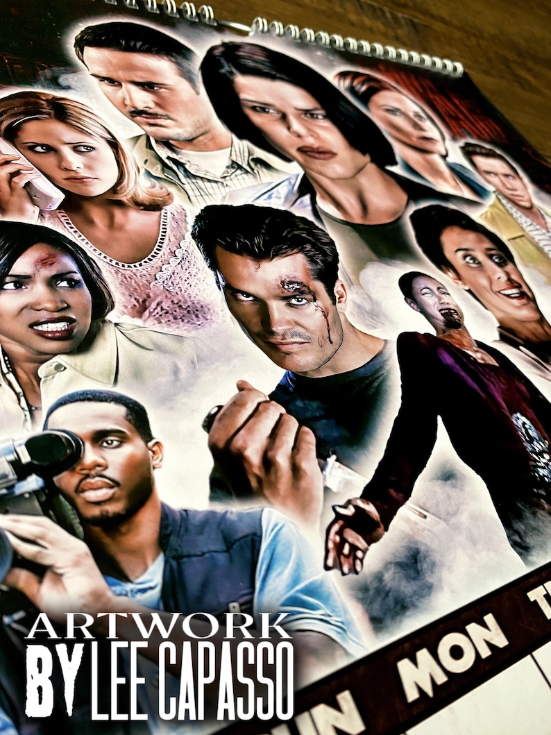 Scream Trilogy Custom 2024 Art Calendar Horror Movie Art Sidney