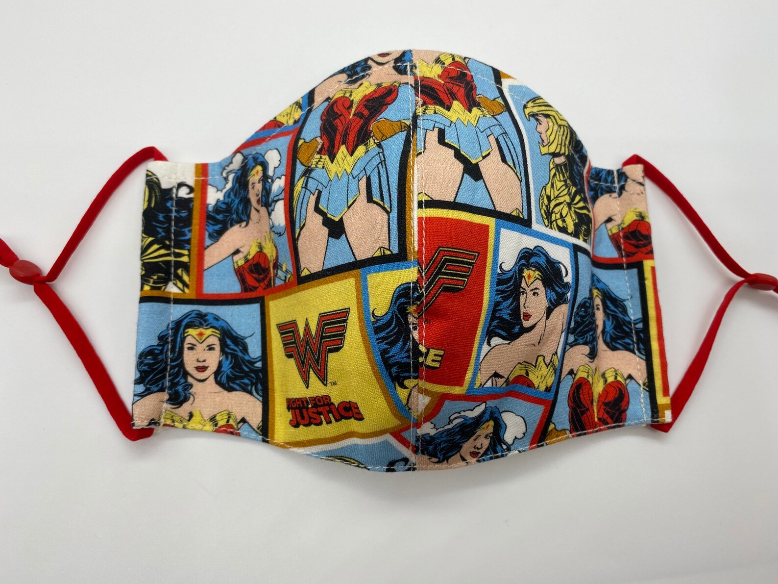 Wonder Woman Face Mask Kids & Adult Sizes Washable/reusable Etsy