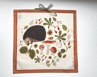 Hedgehog Cotton Handkerchief