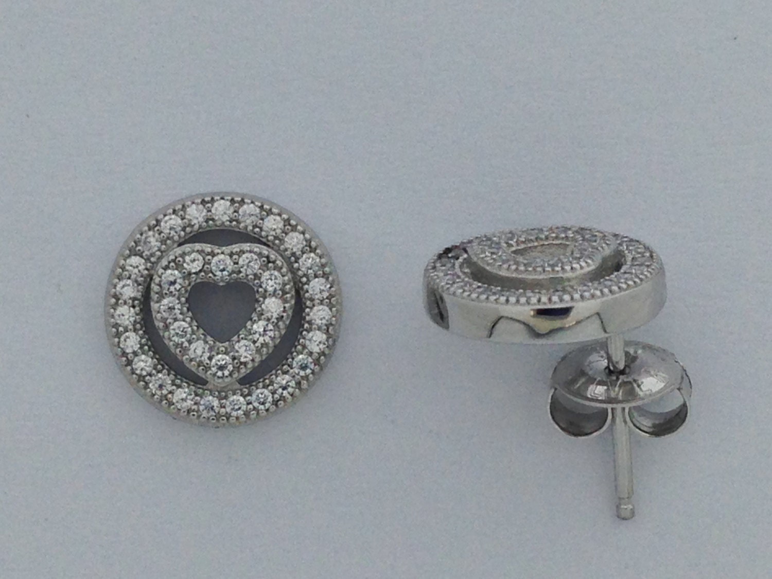 ◆STONEHENgE◆ Silver Heart Cubic Earrings $_57.PNG?set_id=880000500F