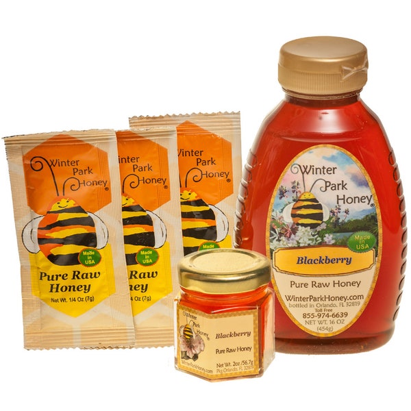 Blackberry Honey -  100% Pure Natural Raw Unprocessed Honey from the Beekeeper