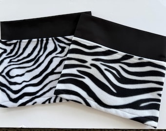 One Chair Pockets, single chair bag organizer, handmade Seat Sacks for students, zebra print, chair bag, seat sack, homeschool organizer