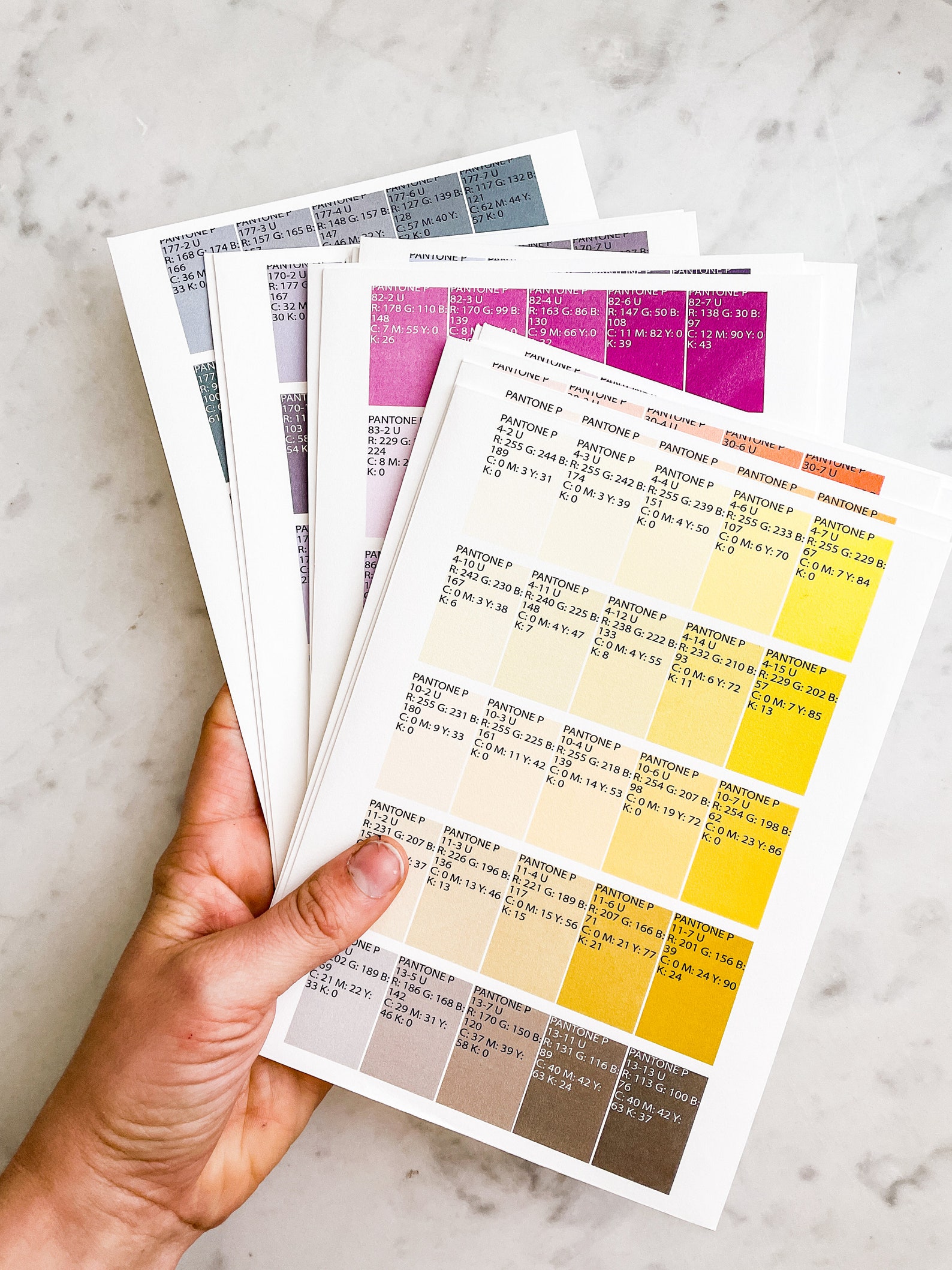 Cmyk Printable Color Chart Palette For Color Matching vrogue.co