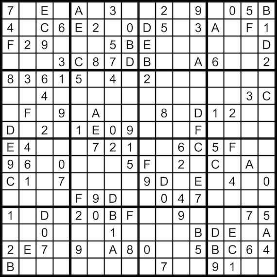 Sudoku Mega 16x16 Versão Ampliada - Extremo - Volume 60 - 276 Jogos