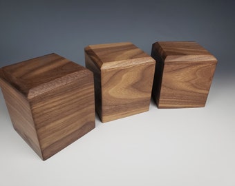 Small Walnut Cremation Urn