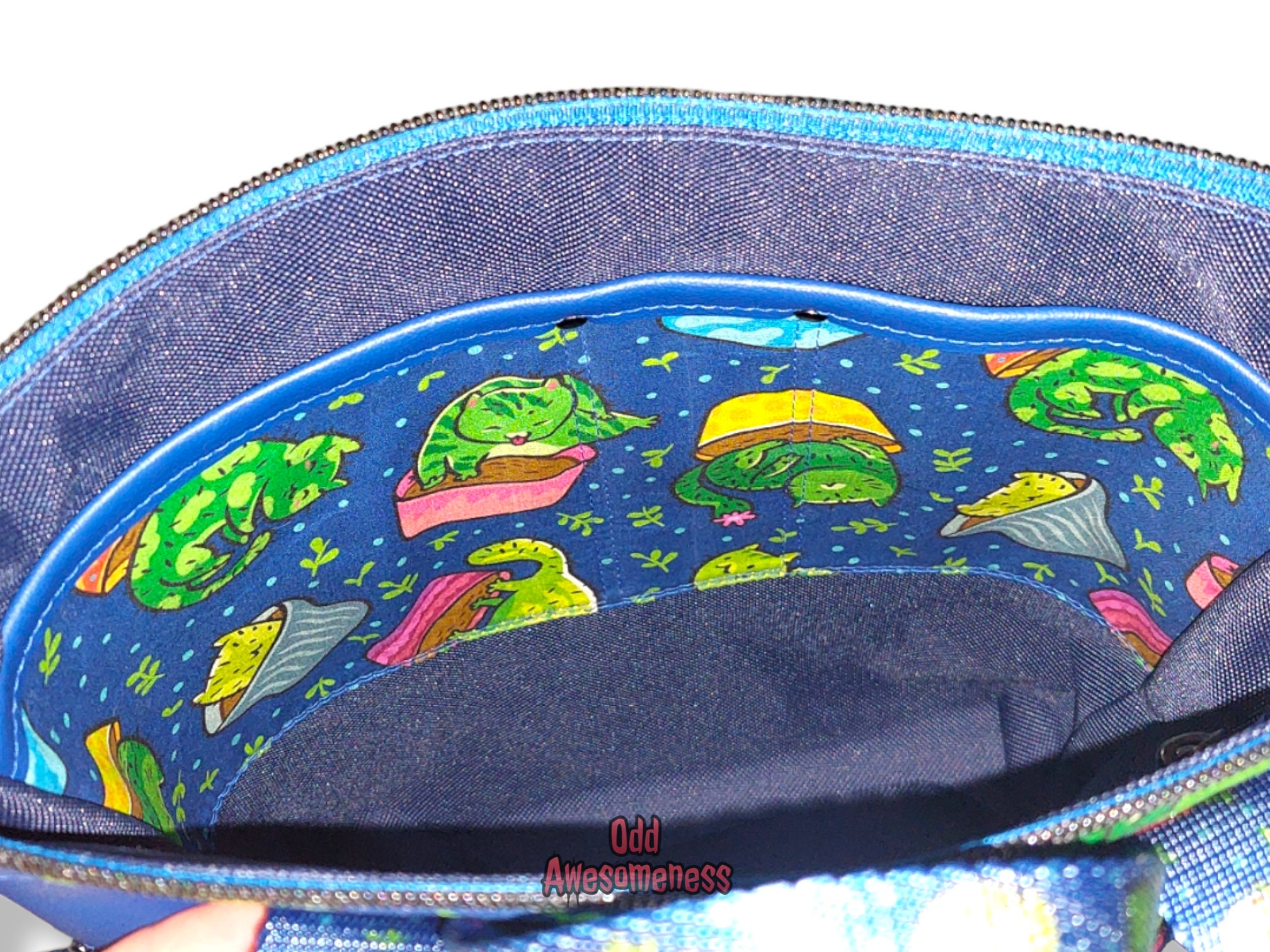 Cat Succulent Plant Cactus Small Size Yasmina Backpack 