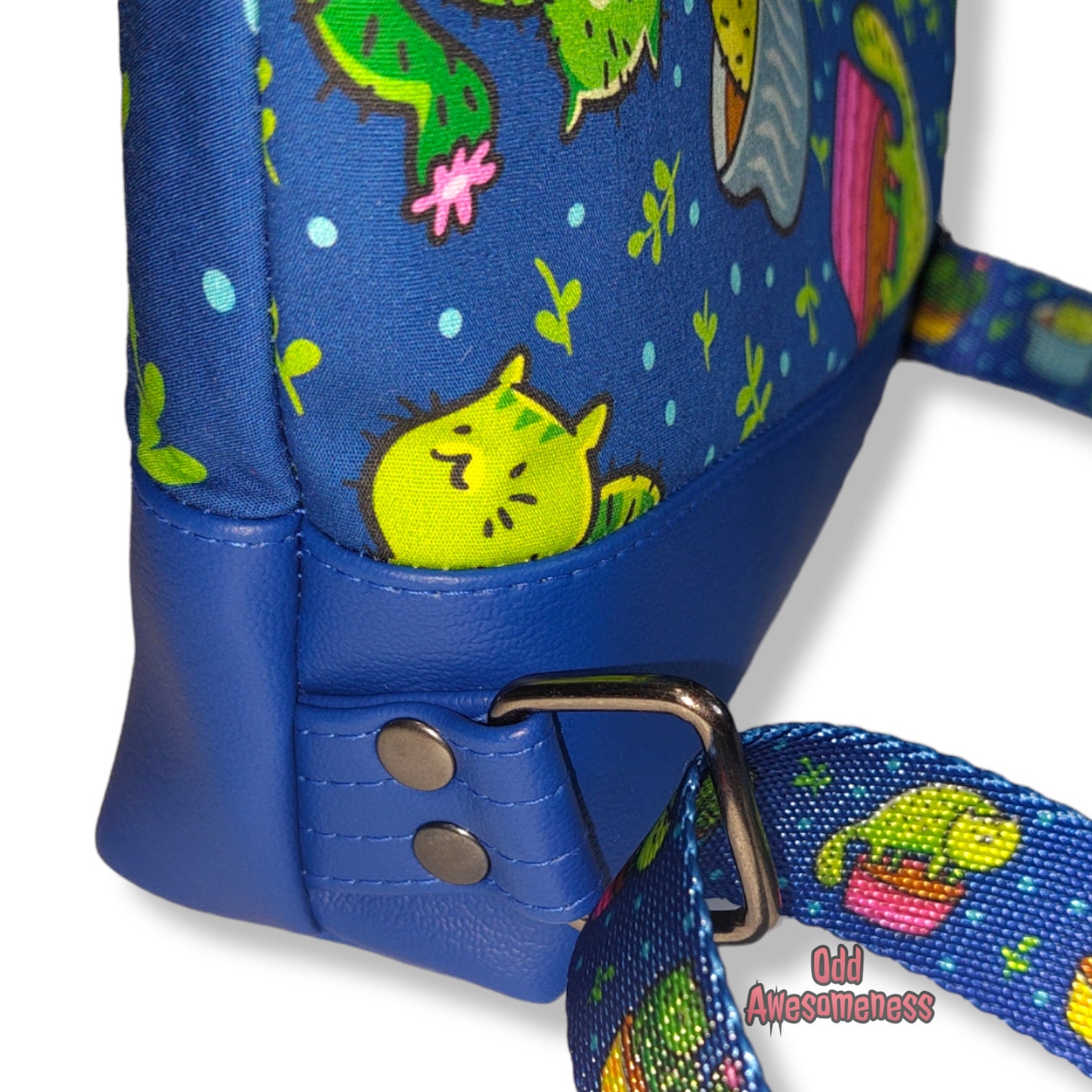 Cat Succulent Plant Cactus Small Size Yasmina Backpack  display picture 3