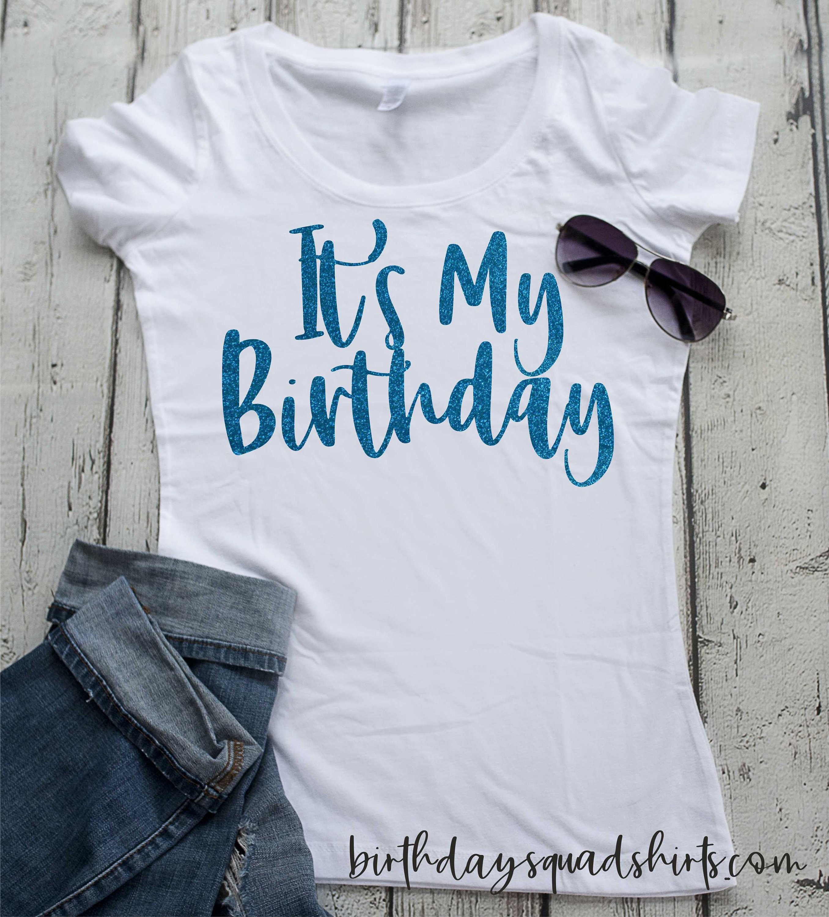 It's My birthday Gold Glitter Shirt Birthday tshirt . Etsy