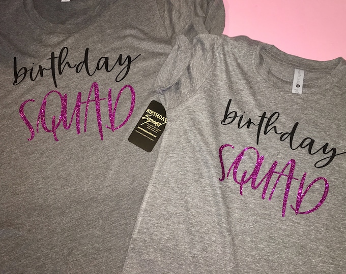 Women's birthday squad t shirts - birthday shirts - Vegas birthday - ladies birthday tshirts - birthday tees - birthday group order shirts