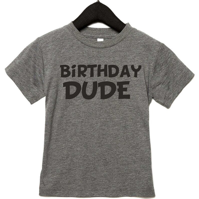 5 black 8- grey 4t toddler birthday size 3t birthday shirts for boys 7 6 blue Boys birthday tshirt Kids Birthday Dude Shirt